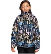 Resim Roxy Snowboard Ceketi True Black Sapın Rg Çocuk Çeket-mont Siyah 