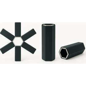 Resim Teknocan Marketing Store Katlanabilir - Dayanıklı Plastik Tencere ve Tava Altlığı - Kaymaz, Kompakt, Mutfak Masası Koruyucu 