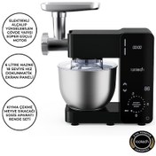 Resim Icotech SM60 Siyah 6 Lt Hamur Yoğurma Makinesi 