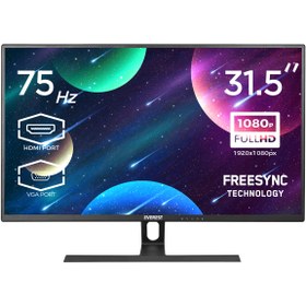 Resim M-835 31.5" 75Hz 5ms(GtoG) BOE IPS Freesync+HDR(FW) Full HD Siyah Flat PC Led Monitör 