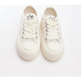 Resim Derinet Taşlı Fileli Comfort Kadın Sneaker 