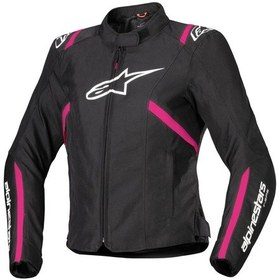 Resim Alpinestars Stella T-sps V2 Korumalı Kadın Motosiklet Montu Siyah Beyaz Pembe 