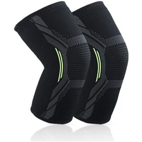 Resim Jokmae Unisex Bisiklet/koşu Dizliği 2'li Set L Siyah Diğer 