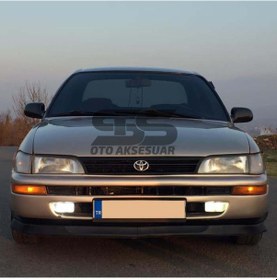 Resim Sts Oto Aksesuar Toyota Corolla Uyumlu Efsane Kasa Lip Üniversal 2 Parça Astra H Tipi Esnek Tampon eki 