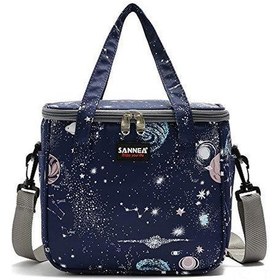 Resim Jeemson Çift Katlı Isı Yalıtımlı Öğle Yemeği Çantası - Termal Taşıma Çantası Çok Renkli 