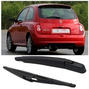 Resim Lasonstiges 12"arka Cam Silecek Kolu Pencere Cam Bıçağı Nissan Micra 2003 2004 2005 