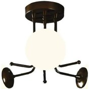 Resim Ebru 3lü Siyah Krom 5746 Siyah 