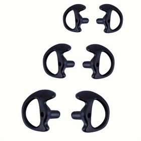 Resim 1 Çift Kenwood Two-Way Radyo Değişim Kulak Parçaları, Analog El Kulaklığı, TPU Malzeme, Su Geçirmez Olmayan, 0.5W Güç, Şarj Edilmemiş, Kısa Mesafe İletişim için - Küçük/Orta/Büyük Boyutlar, Pil Olmadan 