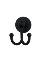 Resim MultiStore Siyah Çatal Bornozluk Askısı 