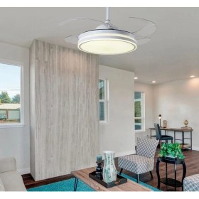 Resim Teknikerelektrik Cata CT-3003 Basel Dimlenebilir 3 Renk Ledli Tavan Vantilatörü 