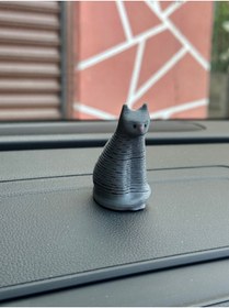 Resim 3dbaydesign Yeni Trend Sallanan Kedi Torpido Aksesuarı (gri) 