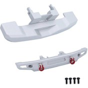 Resim Trx4m -4m 1/18 Rc Paletli Araç Yükseltme Parçaları Op Aksesuarları İçin Metal Ön Ve Arka Tampon 9735, Gümüş 