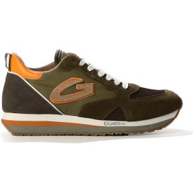 Resim ALBERTO GUARDIANI Haki-Turuncu Erkek deri Sneaker WEN 0092 LOW M 