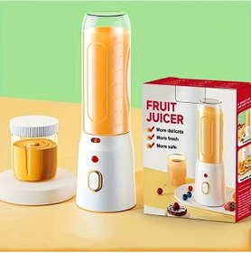 Resim Globalbloom White 10 Bıçaklı Usb Şarjlı Portatif Blender, Smoothie Ve Milkshake Seti 