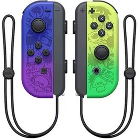 Resim Leezsinganahtar Kolu Joycon Kablosuz Bluetooth Gamepad Ns Sol Ve Sağ Kolu Uzaktan Kumandalı El Kayışıyla Uyandırma Yeni Renk Warrior 3 + Boyun Askısı 