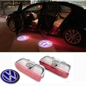 Resim Universal Volkswagen Golf 5 Kapı Altı Hayalet Logo Orjinal Lazer Led 