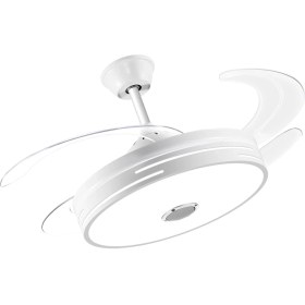 Resim Mutlusan (20'') 52 cm 30 Watt 250 Dd 220/230 Volt Monofaze Aydınlatmalı Işıklı Bluetoothlu Uzaktan Kumandalı Tavan Vantilatörü 