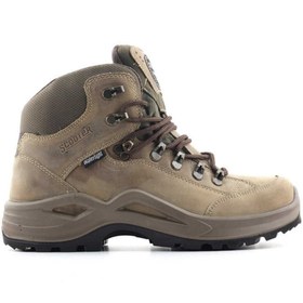 Resim Scooter Su Geçirmez Deri Kumrengi Erkek Outdoor Bot M1219CKU 