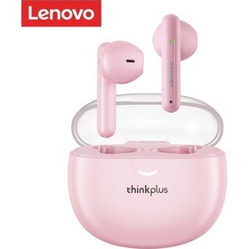 Resim Geeksen Lenovo Lp1 Pro Bluetooth 5.1 Kulak İçi Kulaklıklar - Dokunmatik Kontrol, Mikrofonlu, 250mah Şarj Kutusu, Pembe 