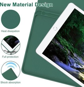 Resim Samsung Galaxy Tab S9 FE Plus/S10 Plus/S9 Plus ile uyumlu Kılıf Kablosuz Klavyeli Case Mobax Türkçe X610-16-810-18 X820 Koyu Yeşil 