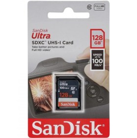 Resim Ultra 128GB SDXC 100MB/s SDSDUNR 128G GN3IN Hafıza Kartı 