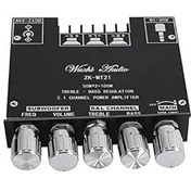 Resim Tignapoo MT21 2.1-Kanal BT AUX Rakamlı Ses Güç Amplifikatörü Modülü Yüksek Güçlü Ses Amplifikatörü 20-100W Kornalara Uygun 