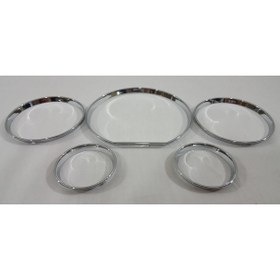 Resim NOS Mercedes W140 Gösterge Krom Halkası, W140 Gösterge Çerçevesi W140 Gösterge Halkası 