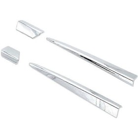 Resim Honda Civic İçin 4 Parça Krom Kapı Dikiz Aynası Sütun Kaplaması - Kaiyi 