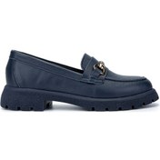 Resim Tamer Tanca Kadın Hakiki Deri Lacivert Loafer Ayakkabı 1065 201-4259 Bn Ayk Sk24-25 Lacı Dr Lacivert 