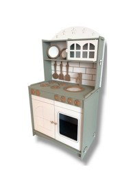 Resim Ihlamur Boyalı Mutfak Montessori Oyuncak Set Ekonomik Seri 