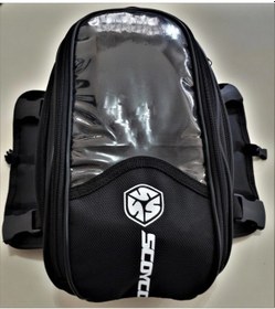 Resim Depo Üstü Çanta Mt 61 Manyetik Impertex Mıknatıslı, Scoyco Siyah 