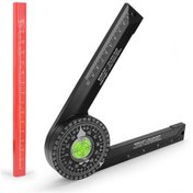 Resim Teltree Ahşapçılık Açı Ölçer - 360 Döner Kesim Konumlandırıcı, Miter Testeri, Ahşap/metal İşçiliği İçin 