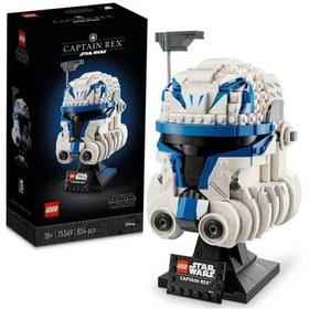 Resim LEGO® Star Wars™ Yüzbaşı Rex™ Kaskı 75349 - Yetişkinler için Koleksiyonluk ve Dekoratif Model Yapım Seti (854 Parça) 
