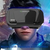 Resim 1 Adet Mavi Işık Koruyuculu 3D VR Sanal Gerçeklik Gözlüğü - Android ve iOS Telefonlar için Uyumlu, 11.94-15.24 cm Ekranlara Uygun, 3D Oyun ve Film Aksesuarı, Sadece Lens Dahil (Kulp veya Pil Yok) 