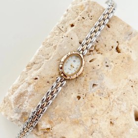 Resim Vesce Atelier Magnor Gold Gümüş Saat Beyaz 