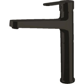 Resim Newarc Domino Çanak Tipi Lavabo Bataryası Siyah 971001B 
