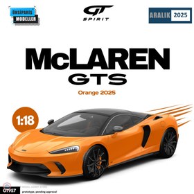 Resim 1:18 2025 MCLAREN GTS ORANGE 