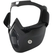 Resim Prosev Motosiklet Kask Maskesi Ve Gözlüğü Mkm Gümüş 