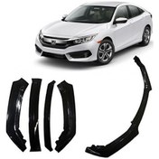 Resim Tampon Lip 4 Parça Fc5 Civic 16- Siyah P274 