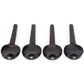 Resim Tenfowee 4/4 Keman İçin Ahşap Ebony Telleri Akort Aleti - Deliksiz, Dayanıklı Ve Kolay Kurulum 