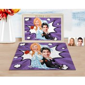 Resim Bk Gift Kişiye Özel Evleniyoruz Karikatürlü 1000 Parça Profesyonel Puzzle-2 