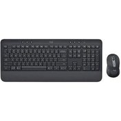 Resim Logitech 920-011000 Mk650 Signature Siyah Kablosuz Klavye Mouse Seti Diğer 