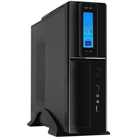 Resim Frisby FC-S6040B Dijital Göstergeli USB 2.0 300 W Kulplu Slim Tower Micro ATX Bilgisayar Kasası 