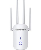 Resim Tenfowee Comfast 1200mbps Çift Bantlı Wifi Sinyal Genişletici - Ev Ve Ofis İçin Duvar Montajlı Hızlı Kablosuz Ağ Genişletme 