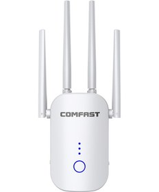Resim Tenfowee Comfast 1200mbps Çift Bantlı Wifi Sinyal Genişletici - Ev Ve Ofis İçin Duvar Montajlı Hızlı Kablosuz Ağ Genişletme 