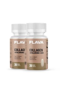 Resim Collagen + Hyaluronic Acid - 30 Tablet X 2 Adet 