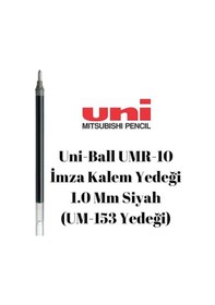 Resim Uni-Ball Umr-10 Imza Kalem Yedeği 1.0 Mm Siyah - 12'li Paket 