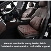 Resim Dancemonkey Tk036 Nappa Pu + Memory Foam Koltuk Minderi Kaymaz Koltuk Pedi - Kırmızı 