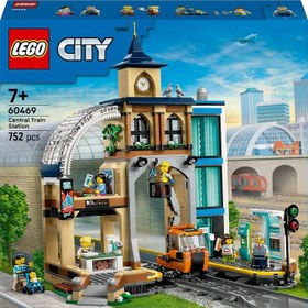 Resim LEGO City Merkez Tren İstasyonu 60469 - Tren Modeli Seven 7 Yaş ve Üzeri Çocuklar için Raylı Sistem Temalı Yaratıcı Oyuncak Yapım Seti, Doğum Günü Hediyesi (752 Parça) 