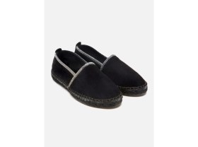Resim Su Espadril Anny Siyah Kadın Düz Espadril 